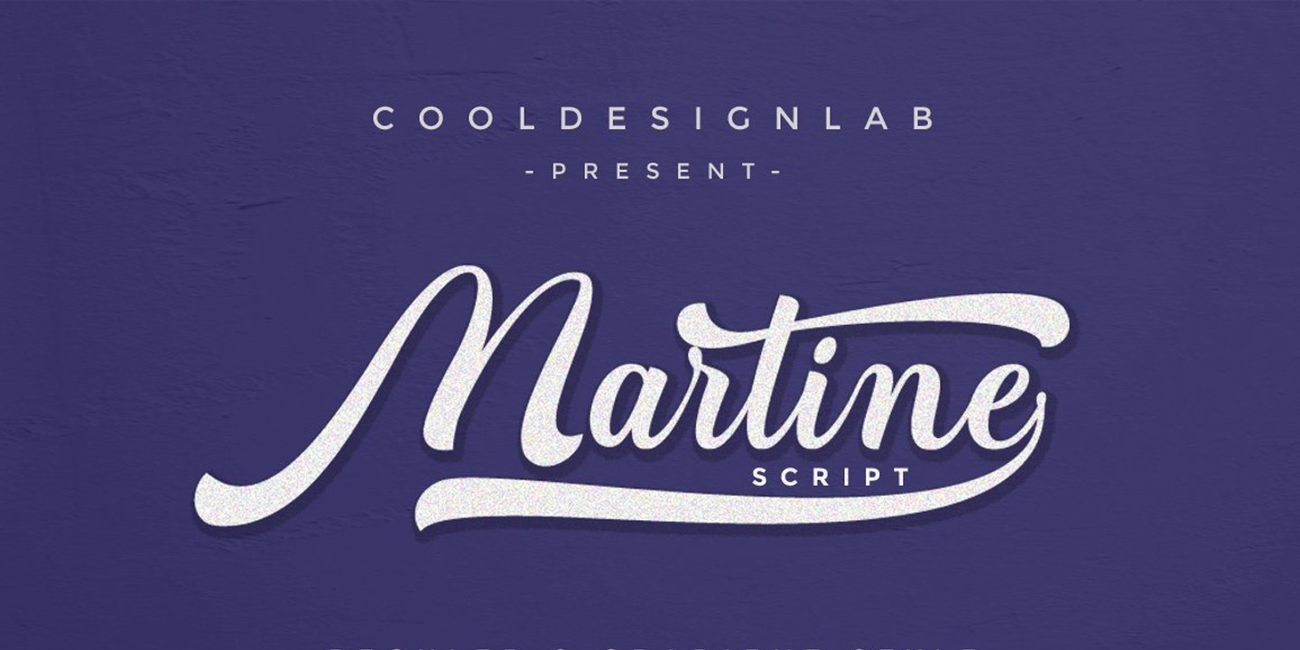 Шрифт Martine Script